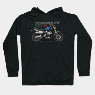 Triumph Scrambler 1200 XE 20 blue, sl Hoodie